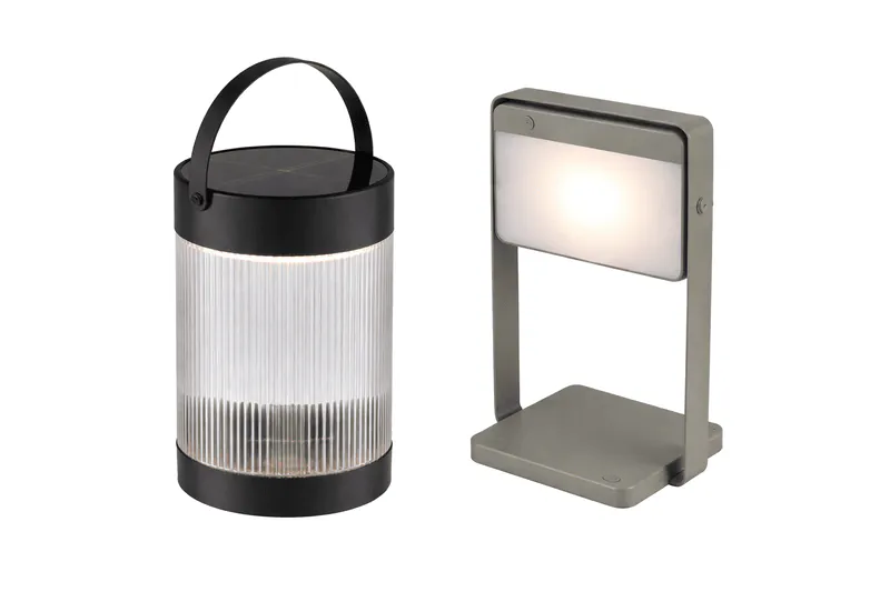 Solcelledrevne bordlamper