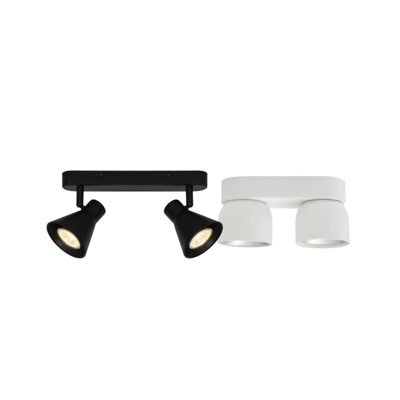 2 spots loftlampe