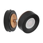 Ledvance LED Decor Spot Pluto Stål Sort 4.8W 300lm - 830 Varm Hvid