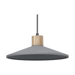 Ledvance Decor Beton/Stål/Træ Pendel Lampe 320 Mørk Grå | Egnet til E27
