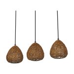 Ledvance Decor Papir Drop Papir/Stål Pendel Lampe Beige | Egnet til 3X E27