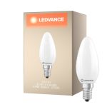 Ledvance Classic LED E14 Kerte Matt 5.9W 806lm - 827 Ekstra Varm Hvid | Erstatter 60W