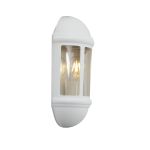 Ansell LED Vægbelysning Latina Halv Lanterne Hvid - Egnet til E27 up to 42W | IP65