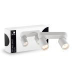 D'Lite Loft Spot Clio Hvid Vipbar| Egnet til 2x GU10