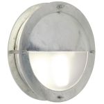Nordlux Malte Vægbelysning Galvaniseret Stål Grå Kystområde | 240mm - IP54 - Egnet til E27