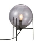 Nordlux Bordlampe Alton 20 Glas og Metal Sort | Egnet til 1x E14