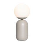 Nordlux Bordlampe Notti Metal Grå | Egnet til 1x E14