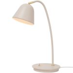 Nordlux Bordlampe Fleur 15 Metal Beige | Egnet til 1x E14