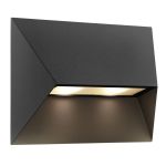 Nordlux Pontio Vægbelysning Aluminium Sort | IP54 - Egnet til 2x GU10