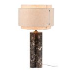 DFTP by Nordlux Bordlampe Takai Marmor og Tekstil Beige | Egnet til 1x E27