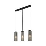 Nordlux Miella 3-Rail Pendel Lampe Glas Smoke | Egnet til 3x E27
