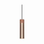 Nordlux Tilo Pendel Lampe Metal og Træ Messing | 60mm - Egnet til GU10