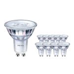 Fordelspakke 10x Philips Corepro LED Spot GU10 PAR16 4.6W 370lm 36D - 830 varm hvid | erstatter 50W