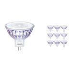 Fordelspakke 10x Philips Corepro LED Spot GU5.3 MR16 7W 621lm 36D - 827 ekstra varm hvid | erstatter 50W