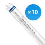 Fordelspakke 10x Philips LED Lysrør T8 MASTER (HF) High Output 14W 2100lm - 865 dagslys| 120cm - erstatter 36W