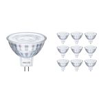 Fordelspakke 10x Philips Corepro LED Spot GU5.3 MR16 4.4W 345lm 36D - 827 ekstra varm hvid | erstatter 35W