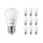 Fordelspakke 10x Philips Corepro LED Lustre E27 Kugle matt 2.8W 250lm - 827 ekstra varm hvid | erstatter 25W
