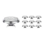 Fordelspakke 10x Noxion LED spot G53 AR111 7.4W 450lm 40D - 927 ekstra varm hvid | bedste farvegengivelse - dæmpbar - erstatter 50W