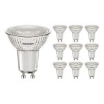 Fordelspakke 10x Noxion PerfectColor LED spot GU10 PAR16 3W 230lm 36D - 927 ekstra varm hvid | bedste farvegengivelse - dæmpbar - erstatter 35W
