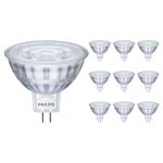Fordelspakke 10x Philips Corepro LED Spot GU5.3 MR16 4.4W 390lm 36D - 840 kold hvid | erstatter 35W