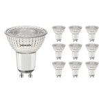 Fordelspakke 10x Noxion PerfectColor LED spot GU10 PAR16 4W 345lm 60D - 930 varm hvid | bedste farvegengivelse - dæmpbar - erstatter 50W