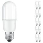 Fordelspakke 10x Ledvance LED Classic Stick LED E27 matt 8W 806lm - 827 ekstra varm hvid | erstatter 60W