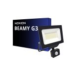 Noxion LED Projektør Beamy G3 50W 5500lm 110D - 840 Kold Hvid | IP44 - Bevægelses- og Lyssensor - Symmetrisk
