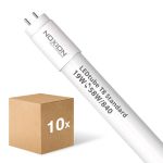 Fordelspakke 10x Noxion LED Lysrør T8 Avant (EM/Mains) Standard Output 19W 2300lm - 840 Kold Hvid | 150cm - Erstatter 58W