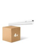 Fordelspakke 4x Ledvance LED Lysrender Linear Kompakt Kontakt 14W 1400lm - 830 Varm Hvid | 120cm