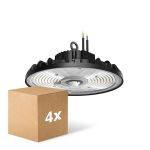 Fordelspakke 4x Noxion LED Highbay Ecowhite V2.0 200W 32000lm 90D - 840 Kold Hvid | IP65 - 1-10V Dæmpbar