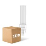 Fordelspakke 10x Noxion Lucent PL-C LED 3.6W - 840 Kold Hvid | 2-Pinde - Erstatter 10W