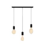 Calex XXL Høje lumen Guld Komplet sæt - Including 3 XXL Pæres + Cordset Rektangulær base