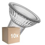 Fordelspakke 10x Ledvance LED Spot GU10 PAR16 6.9W 650lm 120D - 940 Kold Hvid | Bedste Farvegengivelse - Dæmpbar - Erstatter 80W