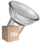 Fordelspakke 10x Ledvance LED Spot GU10 PAR16 8W 750lm 36D - 830 Varm Hvid | Erstatter 100W