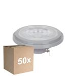 Fordelspakke 50x Noxion LED Spot G53 AR111 7.4W 450lm 24D - 930 Varm Hvid | Bedste Farvegengivelse - Dæmpbar - Erstatter 50W