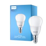 Philips Corepro LED Lustre E14 Kugle matt 2.8W 250lm - 827 ekstra varm hvid | erstatter 25W