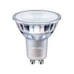 Philips MASTER Value LED Spot GU10 PAR16 3.7W 380lm 36D - 940 Kold Hvid | Bedste Farvegengivelse - Dæmpbar - Erstatter 50W