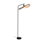 Eglo Gulvlampe Marywell Stål Sort | IP20 - Egnet til 1x E27 