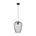 Eglo Pendel Lampe Newtown Stål Sort | IP20 - Egnet til 1x E27 
