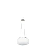 Eglo Pendel Lampe Optica Stål Satin Nikkel | Egnet til 2x E27