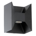 Eglo Vægbelysning Morino Udendørs Aluminium Antracit/Grafit Up & Down  5W 460lm - 830 Varm Hvid