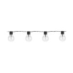 Eglo LED Lyskæde Partaj Sort 4.5M - 830 Varm Hvid | incl. 16 Lyskilder