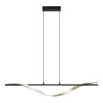 Eglo Pendel Lampe Conaprato Stål Brushed Messing, Sort 20W 2500lm - 827-840-865 CCT | Dæmpbar