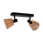 Eglo Loftlampe Seagard Stål Sort | IP20 - Egnet til 2x E14 