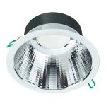 Philips LED downlight Coreline DN142B Aluminium Hvid 11W 1200lm 60D - 830 varm hvid | Udsnit 155mm - IP20 - UGR<19