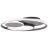 Brilliant Runda Loftlampe Metal Silicone Grå 45W 5200lm - 830-865 CCT | 500mm - Fjernbetjening Dæmpbar