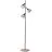Brilliant Stående Lampe Avia Metal Træ Sort | 380mm - Egnet til 3x E14