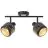 Brilliant Tyas Loftlampe Aluminium Metal Sort Guld | Egnet til 2x E14