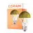 Osram Classic LED E27 Pære Filament Mirror Guld 6.5W 650lm - 827 Ekstra Varm Hvid | Erstatter 50W