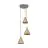 Ledvance LED Pendel Lampe Decor Rattan Plade Brun | Egnet til 3x E27